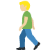 man walking: medium-light skin tone 🚶🏼‍♂️ Discord emoji — free static PNG download