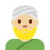 man wearing turban: medium-light skin tone 👳🏼‍♂️ Discord emoji — free static PNG download