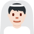 man with veil: light skin tone 👰🏻‍♂️ Discord emoji — free static PNG download