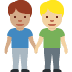 men holding hands: medium skin tone, medium-light skin tone 👨🏽‍🤝‍👨🏼 Discord emoji — free static PNG download