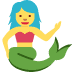 mermaid 🧜‍♀️ Discord emoji — free static PNG download
