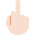 middle finger: light skin tone 🖕🏻 Discord emoji — free static PNG download