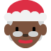 Mrs. Claus: dark skin tone 🤶🏿 Discord emoji — free static PNG download