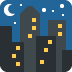 night with stars 🌃 Discord emoji - free download