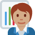 office worker: medium skin tone 🧑🏽‍💼 Discord emoji — free static PNG download
