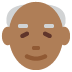 old man: medium-dark skin tone 👴🏾 Discord emoji — free static PNG download