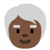older person: dark skin tone 🧓🏿 Discord emoji — free static PNG download