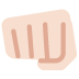 oncoming fist: light skin tone 👊🏻 Discord emoji — free static PNG download