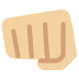 oncoming fist: medium-light skin tone 👊🏼 Discord emoji — free static PNG download