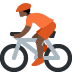 person biking: dark skin tone 🚴🏿 Discord emoji — free static PNG download