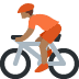 person biking: medium-dark skin tone 🚴🏾 Discord emoji — free static PNG download