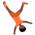 person cartwheeling: dark skin tone 🤸🏿 Discord emoji — free static PNG download