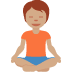 person in lotus position: medium skin tone 🧘🏽 Discord emoji — free static PNG download