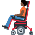 person in motorized wheelchair: dark skin tone 🧑🏿‍🦼 Discord emoji — free static PNG download