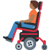 person in motorized wheelchair: medium-dark skin tone 🧑🏾‍🦼 Discord emoji — free static PNG download
