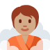 person in steamy room: medium skin tone 🧖🏽 Discord emoji — free static PNG download