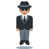 person in suit levitating: medium skin tone 🕴🏽 Discord emoji — free static PNG download