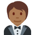 person in tuxedo: medium-dark skin tone 🤵🏾 Discord emoji — free static PNG download
