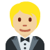 person in tuxedo: medium-light skin tone 🤵🏼 Discord emoji — free static PNG download