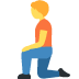 person kneeling 🧎 Discord emoji — free static PNG download