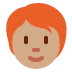 person: medium skin tone, red hair 🧑🏽‍🦰 Discord emoji — free static PNG download
