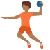 person playing handball: medium-dark skin tone 🤾🏾 Discord emoji — free static PNG download