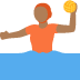 person playing water polo: medium-dark skin tone 🤽🏾 Discord emoji — free static PNG download