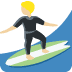 person surfing: medium-light skin tone 🏄🏼 Discord emoji — free static PNG download