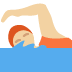 person swimming: medium-light skin tone 🏊🏼 Discord emoji — free static PNG download