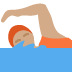 person swimming: medium skin tone 🏊🏽 Discord emoji — free static PNG download