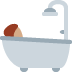 person taking bath: medium skin tone 🛀🏽 Discord emoji — free static PNG download