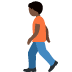 person walking: dark skin tone 🚶🏿 Discord emoji — free static PNG download