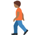 person walking: medium-dark skin tone 🚶🏾 Discord emoji — free static PNG download