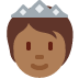 person with crown: medium-dark skin tone 🫅🏾 Discord emoji — free static PNG download
