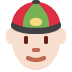 person with skullcap: light skin tone 👲🏻 Discord emoji — free static PNG download