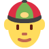 person with skullcap 👲 Discord emoji — free static PNG download