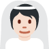 person with veil: light skin tone 👰🏻 Discord emoji — free static PNG download