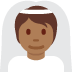 person with veil: medium-dark skin tone 👰🏾 Discord emoji — free static PNG download