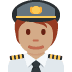 pilot: medium skin tone 🧑🏽‍✈️ Discord emoji — free static PNG download