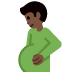 pregnant man: dark skin tone 🫃🏿 Discord emoji — free static PNG download