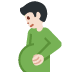 pregnant man: light skin tone 🫃🏻 Discord emoji — free static PNG download
