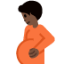 pregnant person: dark skin tone 🫄🏿 Discord emoji — free static PNG download