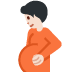pregnant person: light skin tone 🫄🏻 Discord emoji — free static PNG download