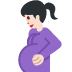 pregnant woman: light skin tone 🤰🏻 Discord emoji — free static PNG download