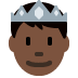 prince: dark skin tone 🤴🏿 Discord emoji — free static PNG download