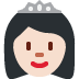 princess: light skin tone 👸🏻 Discord emoji — free static PNG download