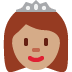 princess: medium skin tone 👸🏽 Discord emoji — free static PNG download