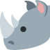 rhinoceros 🦏 Discord emoji — free static PNG download
