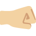 right-facing fist: medium-light skin tone 🤜🏼 Discord emoji — free static PNG download