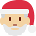 Santa Claus: medium-light skin tone 🎅🏼 Discord emoji — free static PNG download